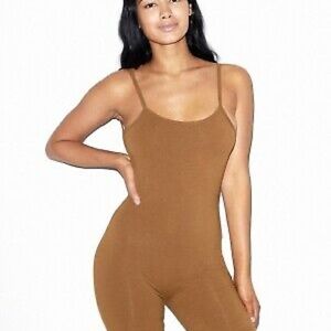 American Apparel Cotton Spandex Singlet Nude 2